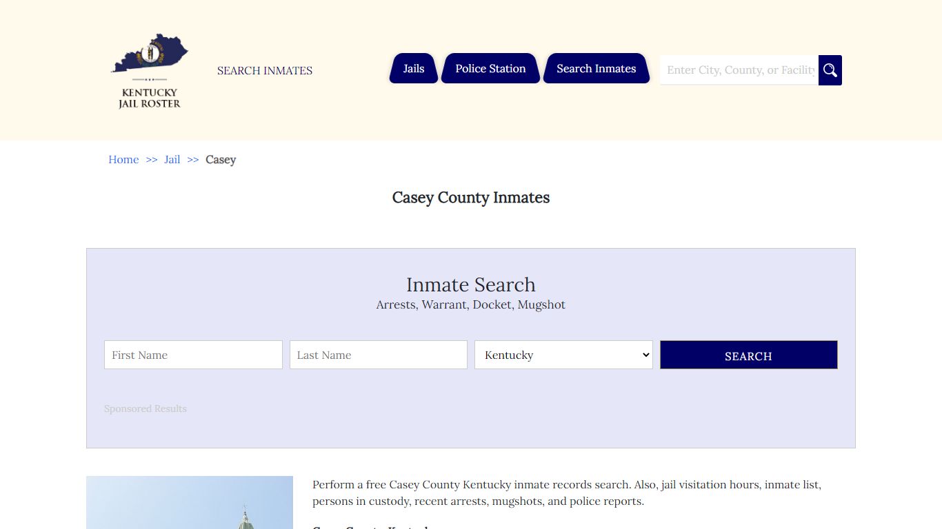 Casey County Inmates | Jail Roster Search